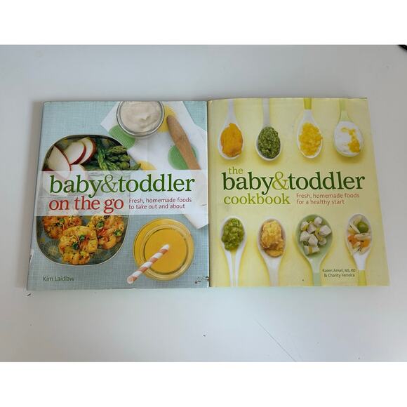 Baby&toddler cookbook Other - Bundle The Baby & Toddler Cookbook and On The Go Cookbook Recipes Homemade